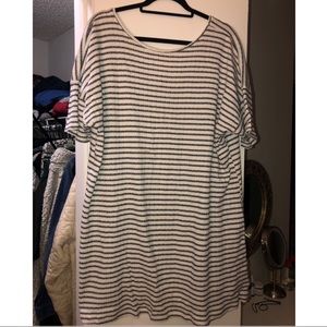 Zara basics striped dress